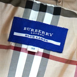 バーバリー ブルーレーベル バッグロゴ ライダースジャケット レザーブルゾン ベージュ