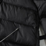 アクネ ストゥディオズ フーデッド ダウンコート ダウンジャケット ブラック