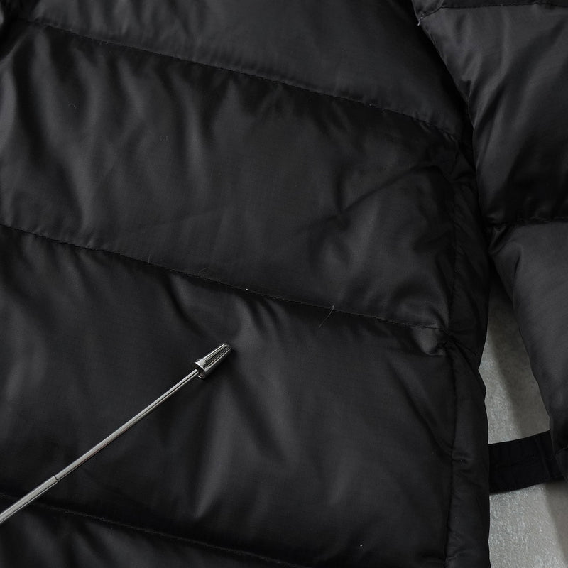 アクネ ストゥディオズ フーデッド ダウンコート ダウンジャケット ブラック