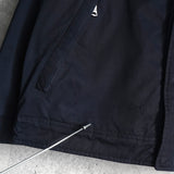 ポロ ラルフローレン ポニーロゴ フリース裏地 中綿 ブルゾン ネイビー