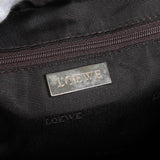 ロエベ アマソナ28 スエード / レザー ハンドバッグ ベージュ / ブラウン