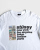 Italic Collage Longsleeve Tee ステューシー 長袖Tシャツ ロンT ホワイト L メンズ