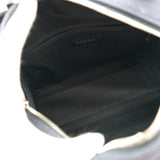 シャネル ドーヴィル キャンバス レザー 2way ハンドバッグ チェーンショルダーバッグ ブラック A番台8桁