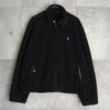 ポロ ラルフローレン スモールポニーロゴ フリース ジャケット ブルゾン ブラック メンズ