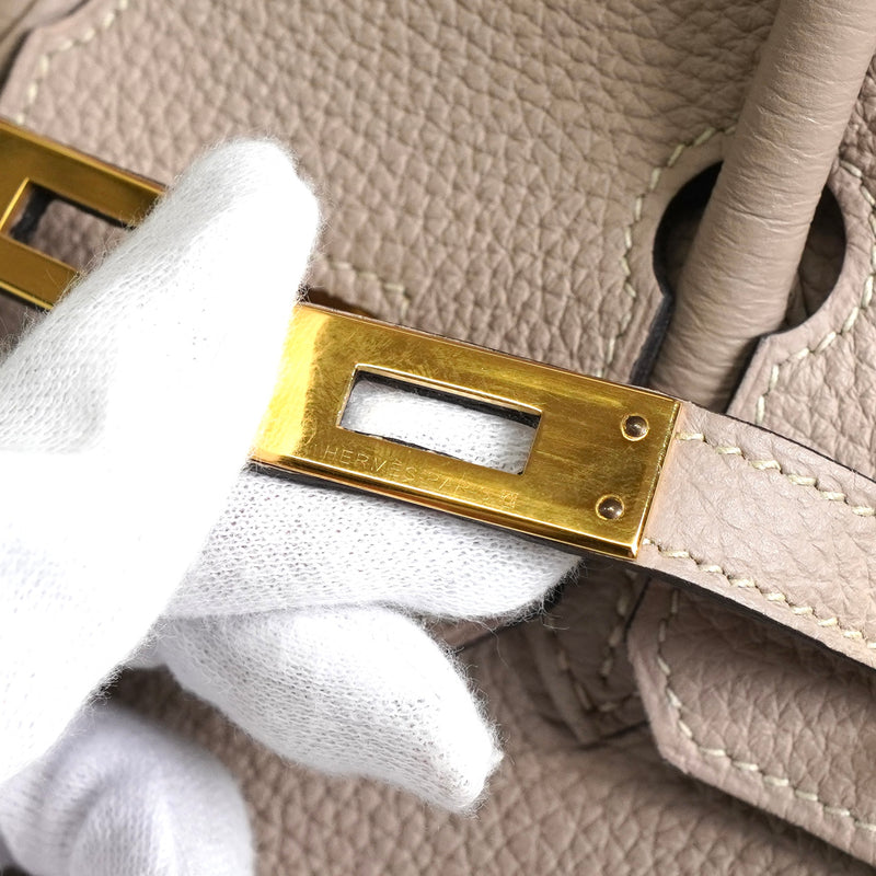 エルメス バーキン25 トゴ トレンチ ゴールド金具 T刻 / 2015年製