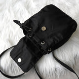 プラダ ポコノ テスート ナイロン ミニリュックサック トライアングルロゴ ブラック