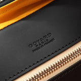 ゴヤール アンバサッドMM PVC/レザー ブリーフケース ビジネスバッグ ブラック メンズ