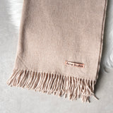 アクネ ストゥディオズ ウール ストール マフラー ピンクベージュ