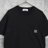 ストーンアイランド コンパスロゴパッチ Tシャツ ブラック