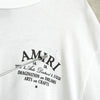 アミリ Arts District Tee ロゴ 両面プリント Tシャツ ホワイト タグ付き未使用品