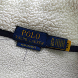 ポロ ラルフローレン ポニーロゴ ハーフジップ フリース プルオーバー アイボリー