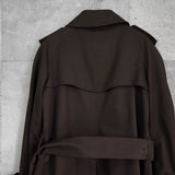 バーバリー ヴィンテージ ノバチェック キルティング裏地 トレンチコート ブラウン レディース