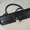 エルメス エールバッグPM トワルアッシュ 2way ハンドバッグ ショルダー ベージュ / ブラック □H刻