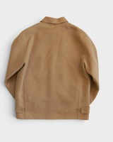 イヴ サンローラン ヴィンテージ YSLロゴ ジップアップ ウール ブルゾン キャメル L メンズ