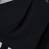 ステューシー Big Thermal Zip Shirt ワンポイントロゴ フルジップ サーマル ブラック メンズ