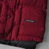 カナダグース ダウンベスト レッド