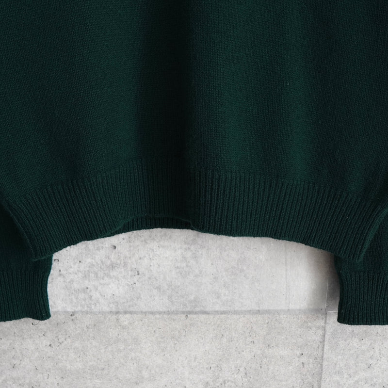 メゾン キツネ フォックスヘッド ニット ダークグリーン