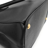 プラダ ガレリア トライアングルロゴ サフィアーノ 2way ハンドバッグ ショルダーバッグ ブラック