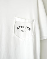 メゾン マルジェラ Tシャツ 2018SS ATELIER Tシャツ ホワイト サイズ52 メンズ
