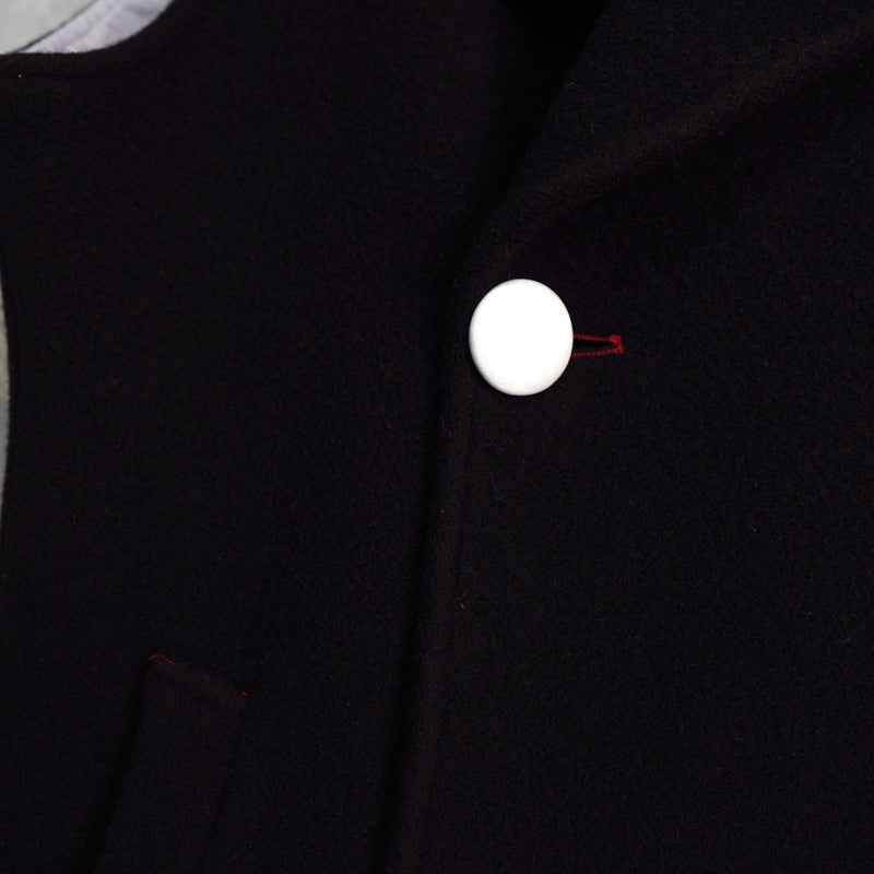 Big Button Oversize Wool Vest