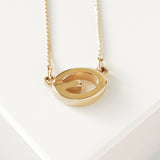 ジバンシィ ヴィンテージ Gロゴ ネックレス GP ゴールド