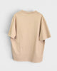 アミパリ アミ パリス ハートロゴ Tシャツ ベージュ S メンズ レディース