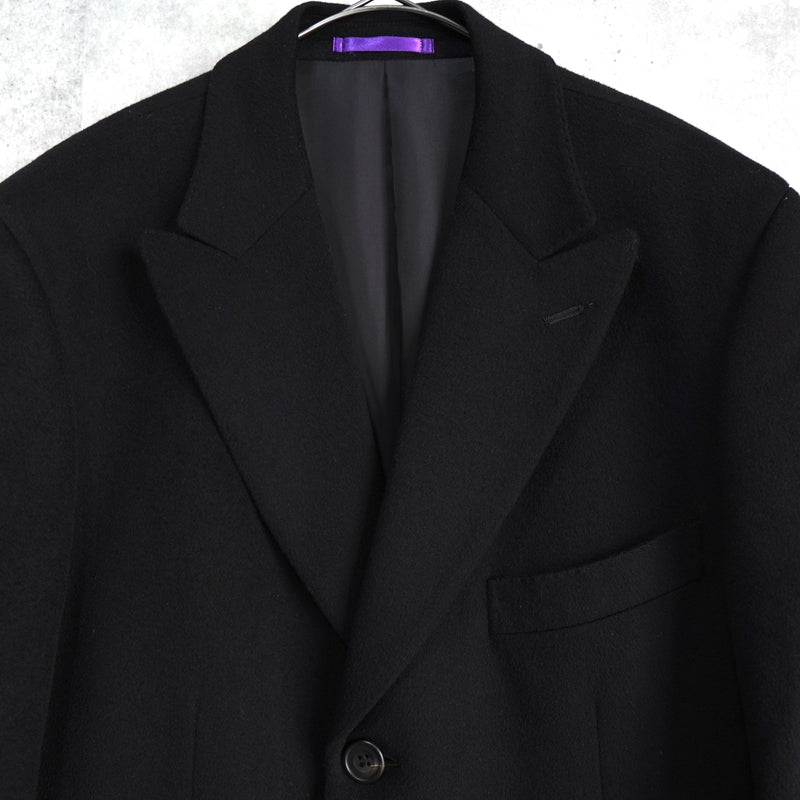 ポールスミス コレクション カシミア ウール チェスターコート ブラック
