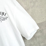 アミリ Arts District Tee ロゴ 両面プリント Tシャツ ホワイト タグ付き未使用品