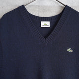 Logo Patch Wool Knit Vest
