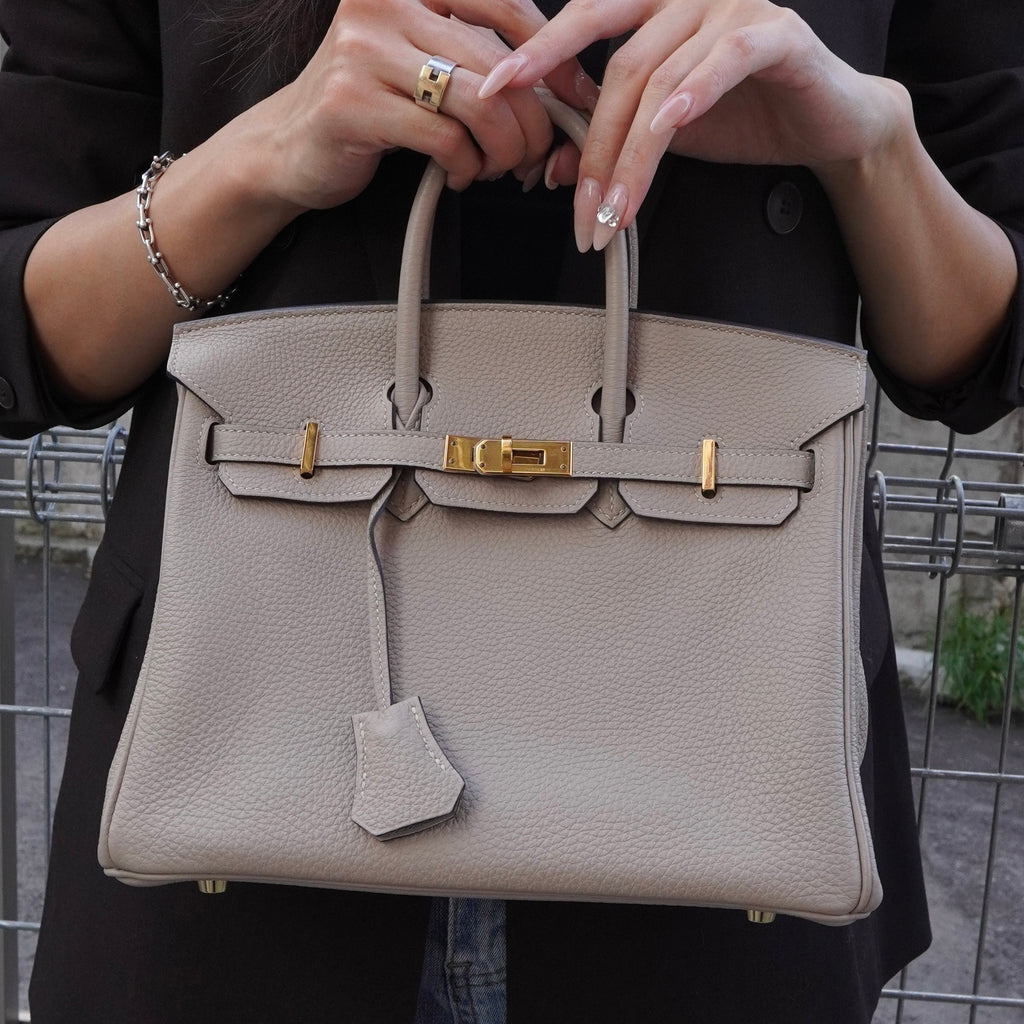 エルメス バーキン25 トゴ トレンチ ゴールド金具 T刻 / 2015年製