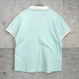 Lacoste 徽标贴片网球衫，女式短袖 Polo 衫