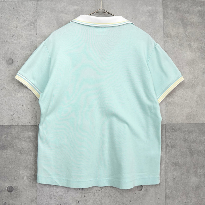 Lacoste 徽标贴片网球衫，女式短袖 Polo 衫