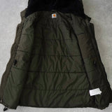 カーハート アンカレッジ パーカー ロゴ 中綿ジャケット マウンテンパーカー カーキ