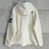 ザ ノースフェイス RIMO Fleece Anorak Hood Jacket ロゴ ハーフジップ ボア フリースジャケット ホワイト