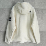 ザ ノースフェイス RIMO Fleece Anorak Hood Jacket ロゴ ハーフジップ ボア フリースジャケット ホワイト