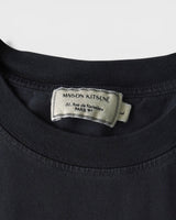 メゾン キツネ ダブルフォックスヘッド Tシャツ ブラック L メンズ