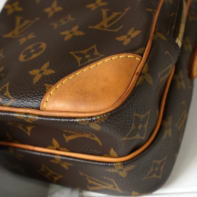 ルイ・ヴィトン モノグラム アマゾン レザー ショルダーバッグ ブラウン M45236