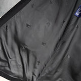 バーバリー アルパカ混紡 ガウンコート ブラック レディース