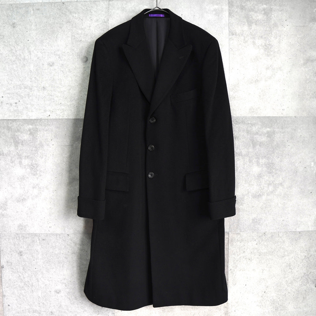 ポールスミス コレクション カシミア ウール チェスターコート ブラック