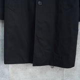 サンローラン パリ マオカラー ロングコート ブラック