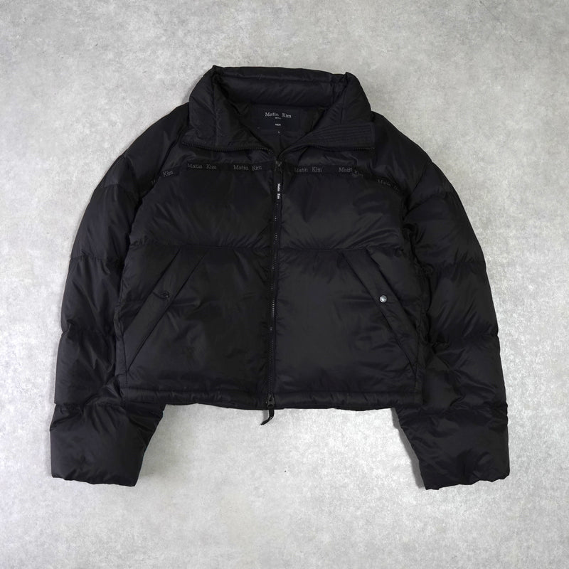 マーティンキム  ロゴ ダウンジャケット ブラック