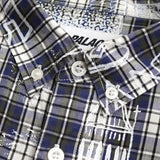 Palace Paint Check Short Sleeve Shirt, Blue