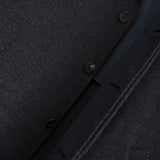 イヴサンローラン ヴィンテージ ウールコート ミドルコートチャコールグレー