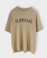 Capital S/S Top シュプリーム ロゴ Tシャツ ベージュ Lサイズ メンズ