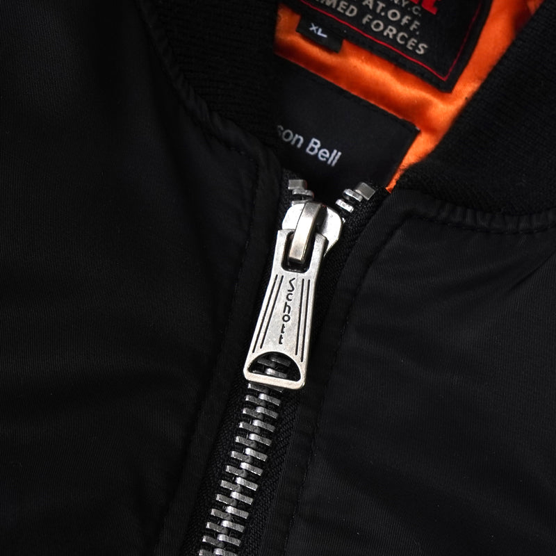 Schott × ANDERSSON BELL ショット × アンダースンベル 中綿 スカジャン MA-1 ボンバージャケット ブラック