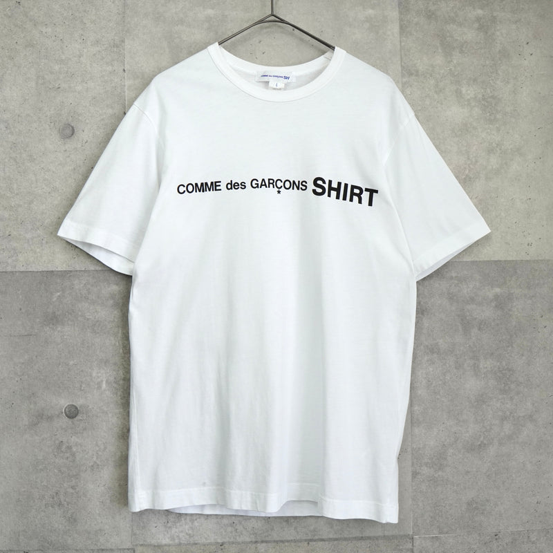 Comme des Garçons Shirt Logo T-Shirt White