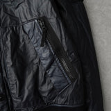 ストーンアイランド コンパスバッジ ムソラゴマータ フーデッドジャケット ブラック メンズ