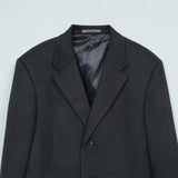 ジバンシィ カシミヤ混紡 チェスターコート ウールコート ブラック