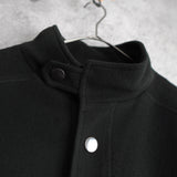 Stand-collar Wool Coat