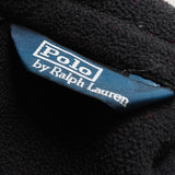 ポロ ラルフローレン スモールポニーロゴ フリース ジャケット ブルゾン ブラック メンズ